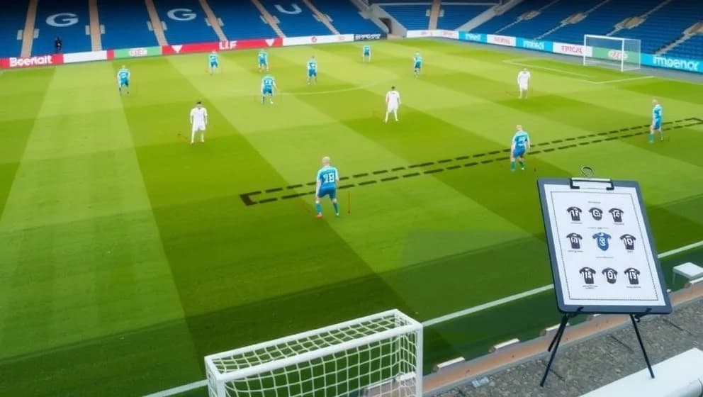 Leicsters opstilling mod Brentford