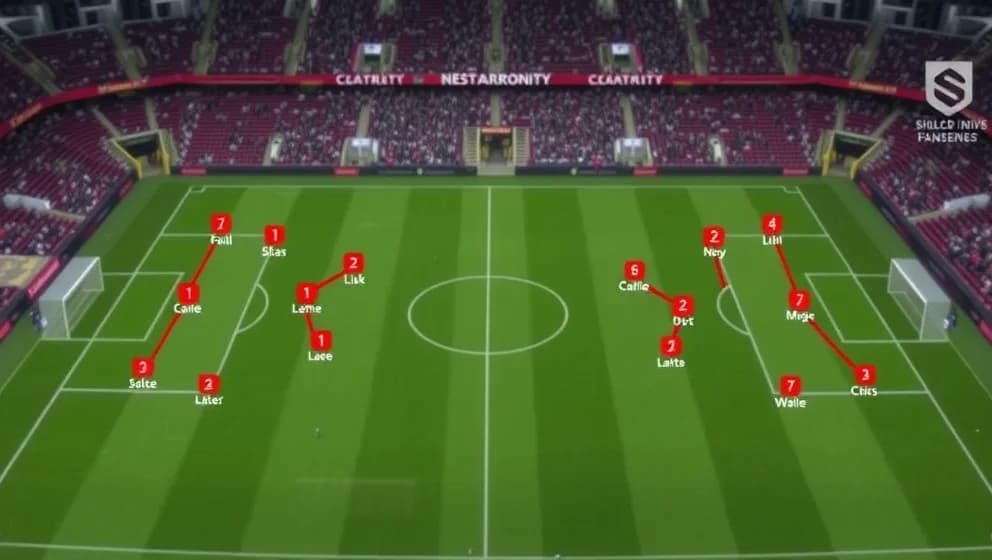 Opstilling for A.C. Milan mod Bologna F.C. 1909