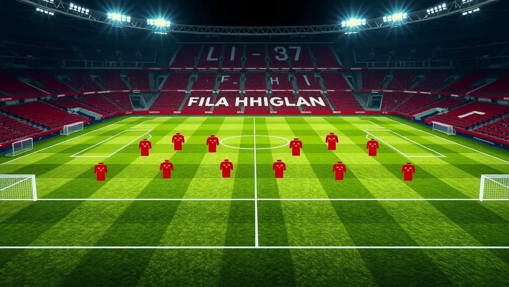 Opstilling for AC Milan mod Feyenoord