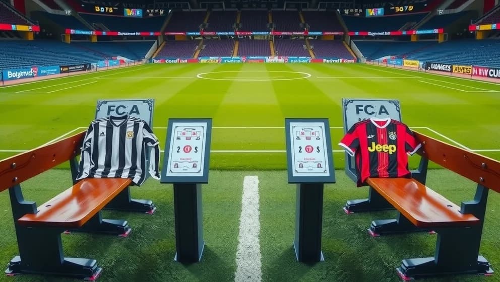 Opstilling for Juventus mod AC Milan